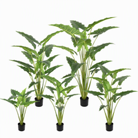 Plante artificielle réaliste à feuilles vertes avec pot noir, fausse plante Pothos, pour la décoration de bureau, étagère, table, salle de bain, chambre à coucher