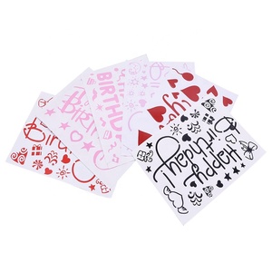 Autocollants ballons d'<span class=keywords><strong>anniversaire</strong></span> pour enfants et adultes, étiquette Scrapbooking, décorations de fête d'<span class=keywords><strong>anniversaire</strong></span>, accessoires, pièces - Product Image 1