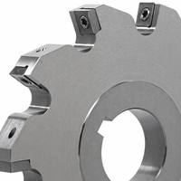 Fraise à indexer pour fraisage latéral et frontal, fraise à rainurer CNC de type disque pour plaquettes en carbure MPHT à trois dents pour le métal