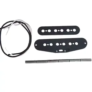 Tự làm Guitar phần ST cuộn dây duy nhất Guitar Pickup Bộ dụng cụ với Alnico V Rod flatwork Guitar Pickup phụ kiện