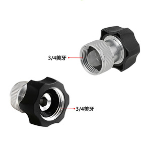 Stim Garden <b>Hose</b> Connector 3/4 Inlet Aluminum Alloy Filter For <b>Pressure</b> <b>Washer</b> High <b>Pressure</b> Cleaner Accessory - Product Image 3