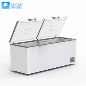 Congelador Horizontal Comercial de Acero Inoxidable de Gran Capacidad, 500L, 660L, 1000L, de Temperatura Única, Estilo Europeo, Mecánico - Product Image 1