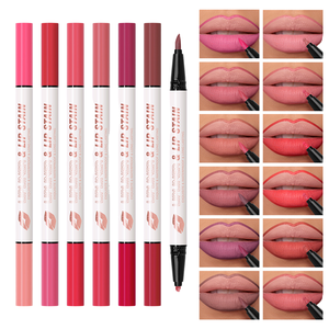Delineador de labios mate a prueba de agua y manchas, personalizable, vegano, libre de crueldad animal, brillo labial líquido de alta pigmentación, de larga duración. - Product Image 1