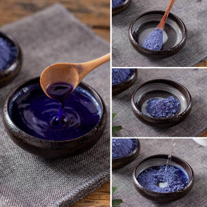 Poudre de graines de pois papillon <span class=keywords><strong>bleu</strong></span> <span class=keywords><strong>comestible</strong></span> naturelle de qualité alimentaire en provenance du Guangdong pour la pâtisserie et la coloration des boissons - Product Image 4