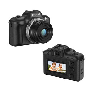DC30กล้อง DSLR แบบย้อนยุคมินิกล้องหนัง ABS แบบคลาสสิกกล้องดิจิตอลรองรับฟังก์ชั่นการบันทึกการ์ด SD กล้องขนาดเล็ก - Product Image 1