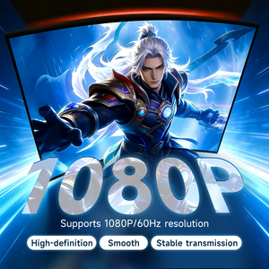 Adaptateur <span class=keywords><strong>HDMI</strong></span> vers VGA WISTAR Hot Style 1080p, <span class=keywords><strong>HDMI</strong></span> mâle vers VGA femelle, câble <span class=keywords><strong>HDMI</strong></span> vers VGA avec câble audio et alimentation - Product Image 3