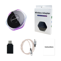 Il più recente adattatore Wireless Auto CarPlay Android 2 in 1 Wireless Car Play Dongle Convert adattatore per Auto Android cablato al wireless