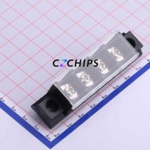 KF78SM-13.0-4P Barrier Terminal Block Through hole Component (THT),P=13mm Connector With Cover Plate 13mm 1x4P Straight Pin - Product Image 1
