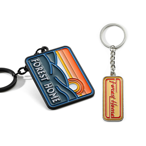 Offre spéciale, porte-clés avec logo en métal personnalisé, porte-clés en alliage de zinc moulé sous pression en émail souple - Product Image 2