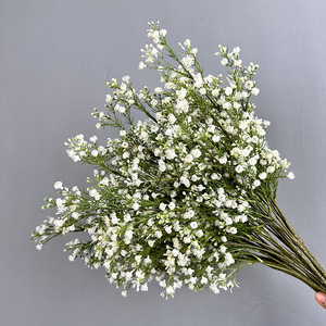 Flores Artificiales de Gypsophila, Ramo de Gypsophila Blanco para Decoración del Hogar, Ramos de Boda y Accesorios para Estudio Fotográfico - Product Image 1