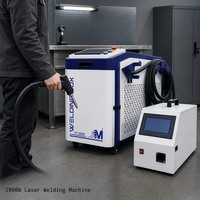 Machine de traitement des métaux multifonctionnelle 3-en-1 portable 2000W : Soudage, Nettoyage et Découpe au Laser