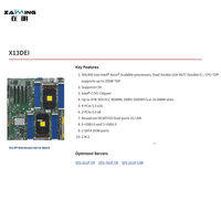 Kedatangan Stok Baru MBD-X13DEI Supermicro X13 Dual LGA4677 Server Board Intel C741 DDR5 PCIe5.0 CXL HPC Compute Mainboard.