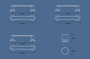 Manija de armario de mármol para baño <span class=keywords><strong>Jess</strong></span> White, perilla de un solo orificio de 4 pulgadas <span class=keywords><strong>y</strong></span> 5 pulgadas, muebles para el hogar, manija de piedra, tirador de armario de mármol - Product Image 3