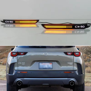 Luz Antiniebla Trasera LED para Parachoques Mazda CX-50 CX50 <span class=keywords><strong>2022</strong></span> <span class=keywords><strong>2023</strong></span> 2024, Funciones 3 en 1: Reflector, Luz Antiniebla, Luz de Freno, Señal de Giro Dinámica - Product Image 5
