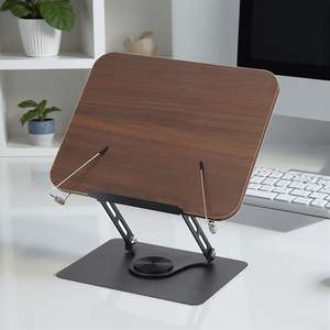 Étagère de lecture YL-907 30x24 en métal et MDF, support de bureau réglable pour livres et tablettes, usage étudiant - Product Image 2