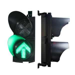 Feu de signalisation de la norme internationale 200mm LED avec la flèche verte de croix rouge - Product Image 4