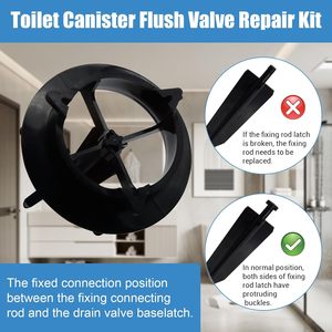 Kit de Repuesto de Tapa de Válvula de Descarga para Tanque de Inodoro Kohler GP1229656 K-1188999 K-1188998 AquaPiston - Product Image 4