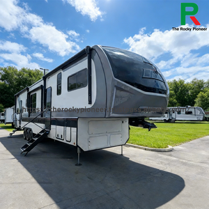 OBM aux États-Unis : Remorque de luxe pour expédition familiale tout-terrain 2025, type « fifth wheel » pour transporter des véhicules - Product Image 1