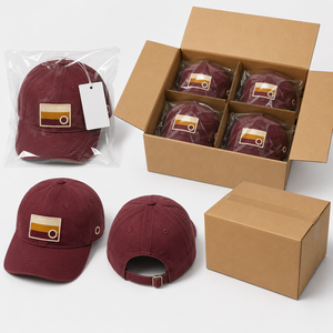 Cappello da baseball in cotone dobby a righe con patch tessuta, per fornitura all'ingrosso, catalogo comune, articoli culturali, OEM, etichetta privata, forniture per musei - Product Image 5