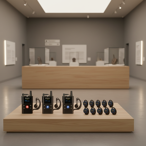 Système d'intercom multi-personnes RETEKESS TT126 TT126R, communication bidirectionnelle, écouteurs, guide touristique, UHF, portée 0-300m, charge Type-C - Product Image 2