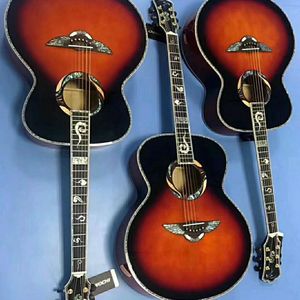 <span class=keywords><strong>Guitare</strong></span> acoustique CHWOCHI Kawoki Eagle Series 42 pouces C20, <span class=keywords><strong>guitare</strong></span> folk haut de gamme à table massive - Product Image 1
