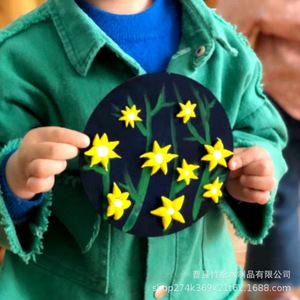 แผ่นไม้บางกลมสีธรรมชาติหนา 3 มม. สำหรับงานฝีมือ DIY ระบายสี ตกแต่งบ้าน - Product Image 4