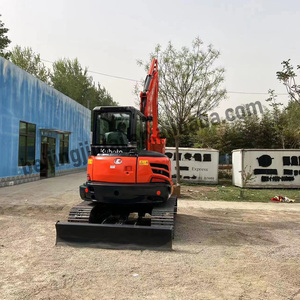 Miniexcavadora KX165 de Segunda Mano, Original de Japón, Pintura Negra, 6 Toneladas, Excavadora Mediana, Orugas de Goma, Motor, Bomba de Engranajes 2024, Rodamientos - Product Image 4