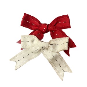 Korean style skirt with ribbon trim, youthful and silky satin finish, cute duckbill <b>clip</b> and <b>bow</b> hair accessory for girls. - Product Image 5