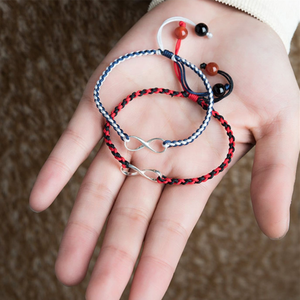 Mode noeud chinois <span class=keywords><strong>macramé</strong></span> cordon Bracelet tressé chaîne bricolage glands perles 2.0mm <span class=keywords><strong>Nylon</strong></span> cordon <span class=keywords><strong>fil</strong></span> - Product Image 4