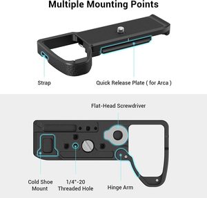 แผ่นฐานรองขนาดเล็กสำหรับ <span class=keywords><strong>Sony</strong></span> Alpha <span class=keywords><strong>7R</strong></span> <span class=keywords><strong>v</strong></span>/ A7 IV พร้อมแผ่น QR สลับระหว่างขาตั้งกล้องและโคลง-3666 - Product Image 2