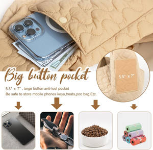 Free sample Customized Portable Shoulder Sling Dog Travel Carrier Pet Travel Carrier Bag Crossbody Backpack for Dogs Cat - Product Image 3