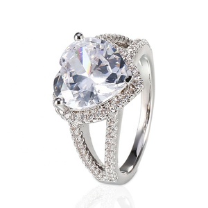 Cheap Gift Items Women Latest <strong>Sliver</strong> Ring Designs for Girls <strong>Sliver</strong> Plated Ring - Product Image 2