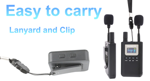 Hệ thống giải thích hướng dẫn du lịch không dây 7300r Model Mini, thuận tiện mang theo với đế sạc chuyên dụng - Product Image 4