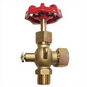 Válvula de cierre manual de bola de latón macho de alta presión de 1/2-1 pulgada con manija redonda para drenaje de caldera Base Media WOG - Product Image 3