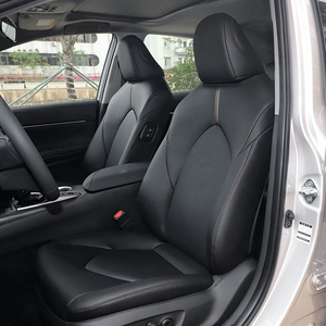 Custom Made <span class=keywords><strong>in</strong></span> vera <span class=keywords><strong>pelle</strong></span> coprisedile per Toyota Camry parte anteriore materiale tessuto 5 posti accessori accessori auto - Product Image 5