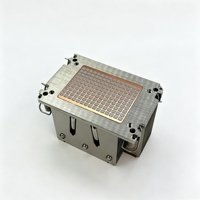 Coolserver LGA 4677 2UM81 Dissipateur thermique pour processeur de serveur, 5 caloducs en cuivre et aluminium, interface d'alimentation 4 broches, TDP 300W, boîtier d'ordinateur