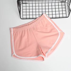 Women's Casual Sports Shorts Loose Fit Knitted Running Fitness <b>Dance</b> Wear Yellow Green Black White Gray Pink Burgundy Adult - Product Image 4