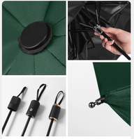 Parapluie pliable automatique anti-UV avec logo, cadeaux d'affaires classiques promotionnels personnalisés BSBH, trois plis, protection contre la pluie et le soleil