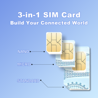 Carte SIM de données de voyage MESHSIM Europe 4G LTE Internet prépayé pour touristes de l'UE