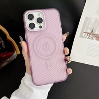 Casing Ponsel Desain Sport Magnetik Transparan Anti Guncangan Anti Debu Pembuang Panas untuk 17 Pro Max Air 16 15 14 13 12