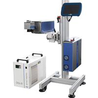 Bouteille en plastique/bouchon/sac machine de marquage laser UV 5W codage laser UV imprimante de date exp de code à barres QR pour ligne de remplissage d'emballage