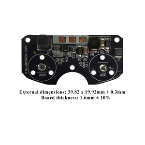 แผงวงจรพิมพ์ LED อินฟราเรด CGX-402002S33L01 แรงดันไฟฟ้าเข้า 12V ระยะส่องสว่าง 10 เมตร รองรับอุณหภูมิหลากหลาย ใช้กับกล้องวงจรปิดรักษาความปลอดภัย 1 - Product Image 3