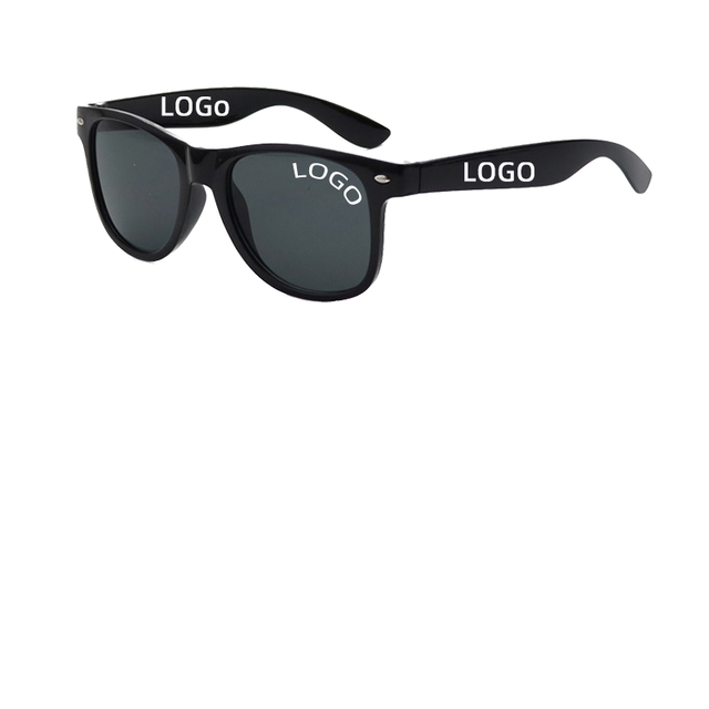 Unisex Custom Logo Sunglasses UV400 Acrylic Novelty Fashion Eyewear Promotion Red Blue Frame Accepts Customized Logo Glasses