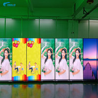 Mesin Iklan Poster LED Indoor P2.5 640x1920mm, Banner LED Iklan Bergerak, Layar Poster LED