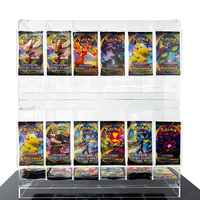 Distributeur de Cartes et Boosters Japonais Pokémon en Acrylique Transparent — Sortie d'Usine