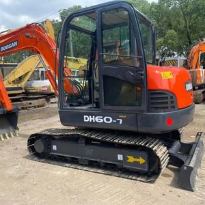 รถขุดตีนตะขาบ Doosan DH60 มือสองจากเกาหลีใต้ เหมาะสำหรับขาย เครื่องจักรใช้แล้ว Doosan DH 60 80 140 150 225 300 340 - Product Image 1