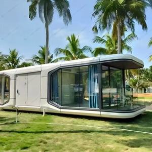 Capsule Spatiale Mobile de Luxe 28m² avec 2 Chambres, Cuisine, Toilettes et Conception à Deux Étages pour Camping en Plein Air - Product Image 1