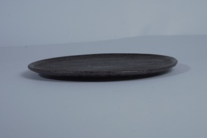 Japandi <b>Large</b> Soup Bowl White Black Salad Deep Frosted Stone Grain Noodle Bowl <b>Plate</b> Agung Keramik D-1561 - Product Image 6