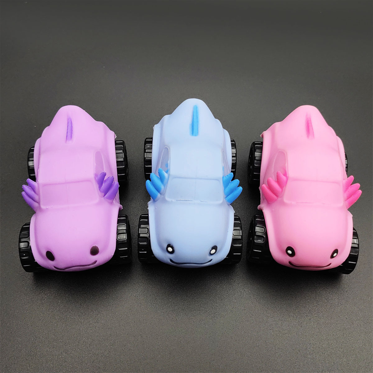Voiture Lala axolotl [3 modèles envoyés au hasard]