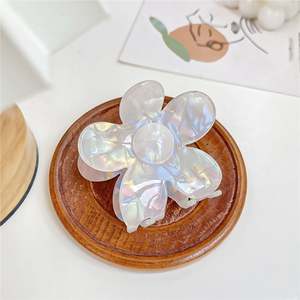 Jepit Rambut Korea 11cm Bentuk Geometris Kotak Silang Selulosa Asetat Mermaid Kualitas Tinggi Fashion Wanita <span class=keywords><strong>Prom</strong></span> Koleksi Baru - Product Image 6